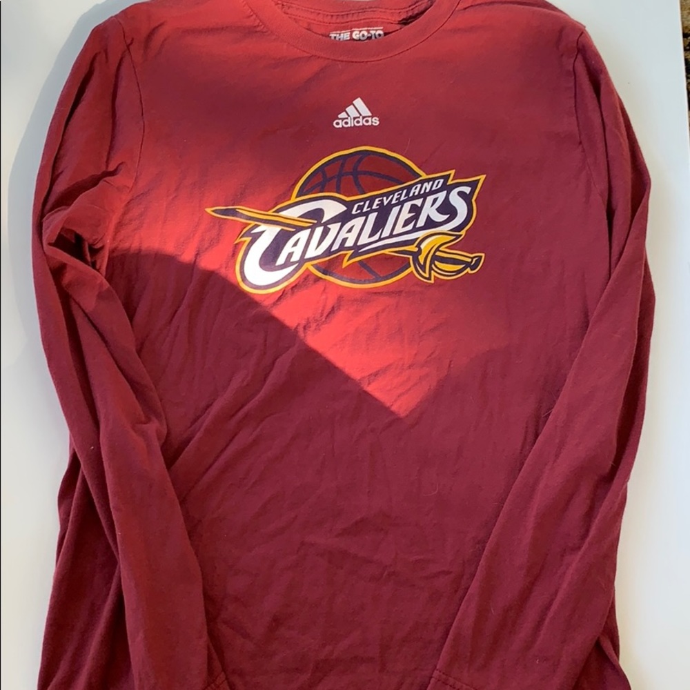 Kids LG Adidas Cleveland Cavs Long Sleeve T-shirt